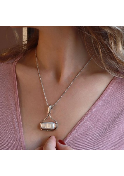 Barok Inci El Işi Otantik 925 Ayar Gümüş Kolye fiyatları