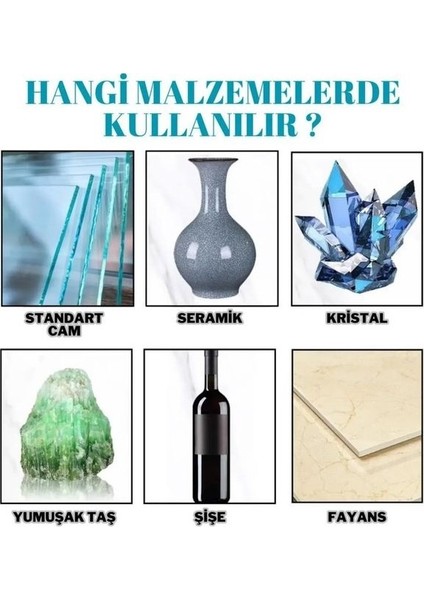 Cam Seramik Taş Fayans Şişe Vazo Kesme Diski 115 mm modelleri