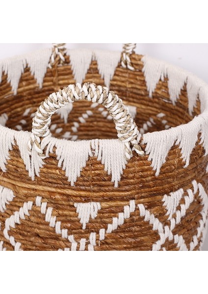 Mylamp Bodrum 36X33X42 Cm. Doğal Abaka El Yapımı Sepet L - fırsatları