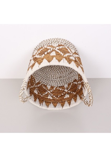 Mylamp Bodrum 36X33X42 Cm. Doğal Abaka El Yapımı Sepet L - indirimleri