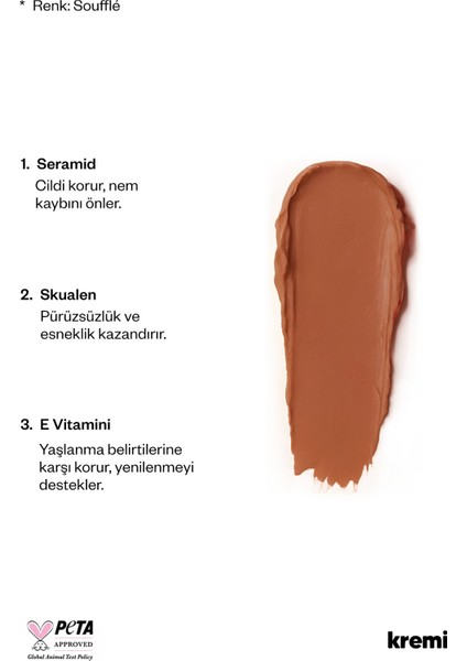 Allık Ruj Göz Farı Kiss&blush | Nemlendirici Makyaj Makeup | Stick | Seramid Skualen Vitamin E modelleri