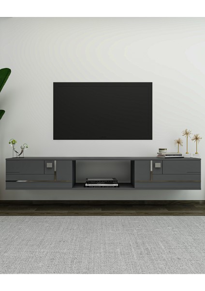 Aredamdd Duvara Montaj Tv SEHPASI-TD150 Antrasit-Gümüş