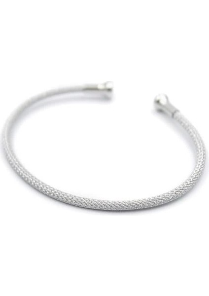 Hasır Pndr Bileklik - Gümüş