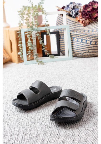 Günlük Rahat Anatomik Yumuşak Taban Şık Cırtlı Erkek Dış Mekan Terlik modelleri