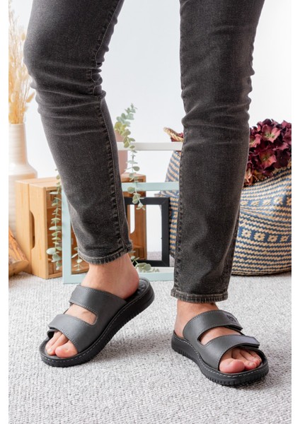 Günlük Rahat Anatomik Yumuşak Taban Şık Cırtlı Erkek Dış Mekan Terlik fırsatları