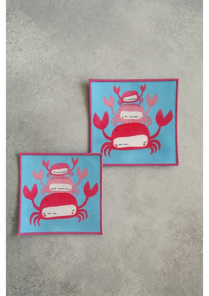 2’li Dijital Baskılı Nakış Detaylı Kokteyl Peçete Ds5 fiyatları