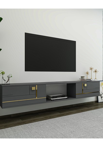 Aredamdd Duvara Montaj Tv SEHPASI-TD150 Antrasit-Altın fiyatları