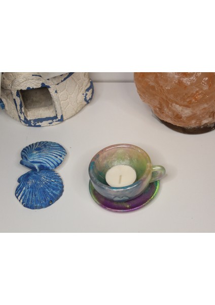 El Yapımı Epoksi Reçine Şık Tasarım Saksı/dekoratif Objeler (Çiçeksiz) - Kadın Emeği