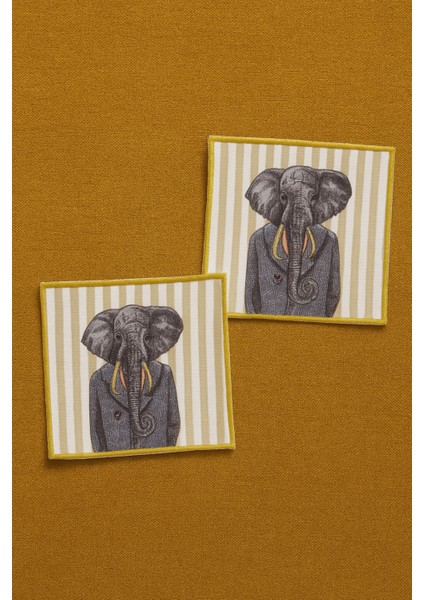 2’li Dijital Baskılı Nakış Detaylı Kokteyl Peçete DS17 fiyatları