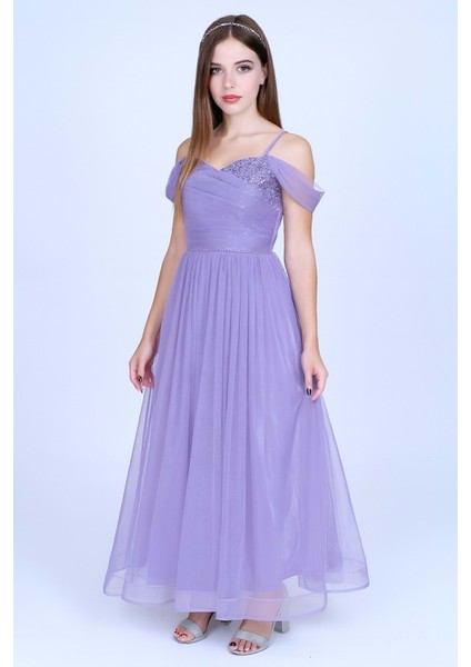 Dilina Kız Çocuk Şifon Abiye M00747