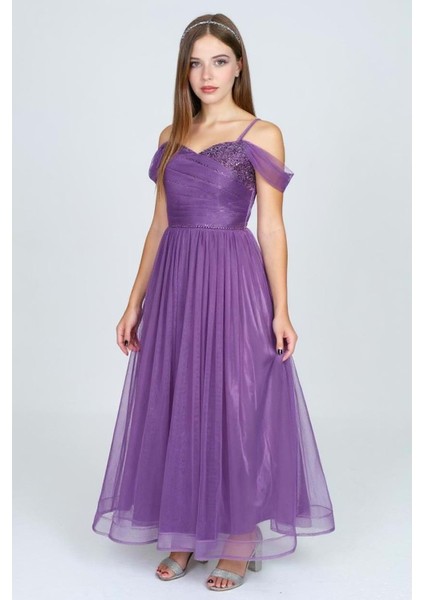 Dilina Kız Çocuk Şifon Abiye M00747 fiyatları