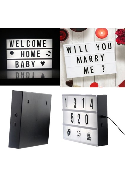 A4 LED Işıklı Yazı Panosu Lightbox