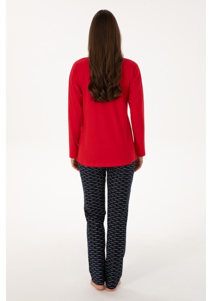 Kadın Kırmızı Pijama Takım 50318886-VR030 indirimleri