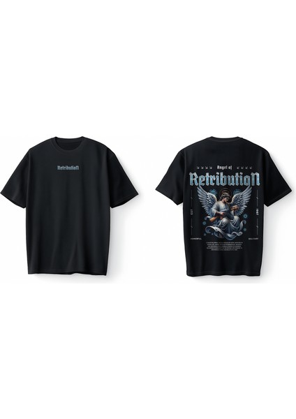 Angel Of Retribution Oversize Unisex Tişört T-Shirt fiyatları