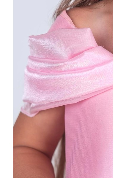 Kız Çocuk Düşük Omuz Detaylı Işıltılı Prenses Elbisesi M00760 fırsatları