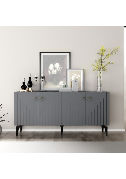 Medact Konsol Antrasit-Altın