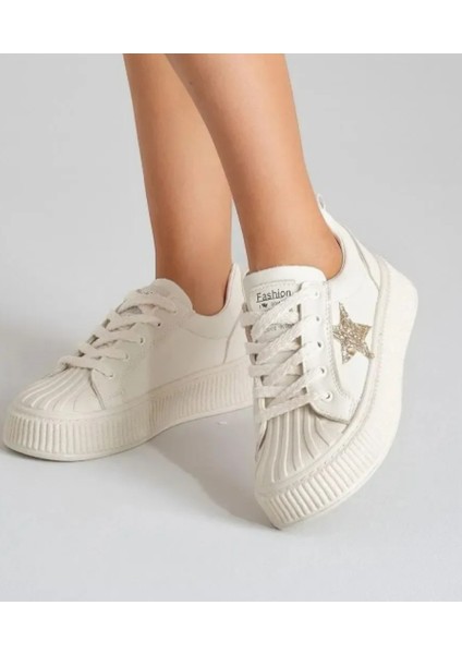 305 - Akıllı Ortopedik Taban - Yıldız Detaylı - Rahat - Kadın Spor Ayakkabı fiyatları