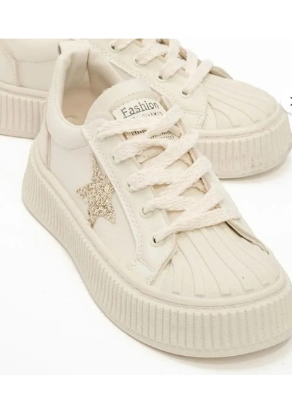 305 - Akıllı Ortopedik Taban - Yıldız Detaylı - Rahat - Kadın Spor Ayakkabı fırsatları