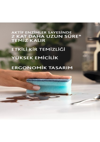 12 Paket 3'lü Pro Clean Oluklu Bulaşık Süngeri indirimleri