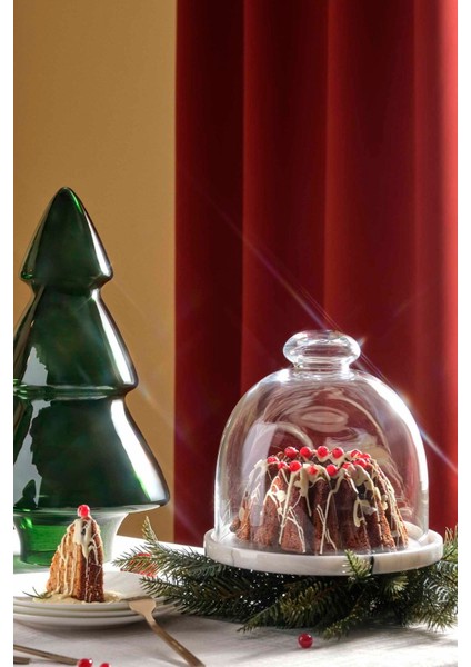 Mermer Ayaklı Kek Tabağı 25 cm fiyatları