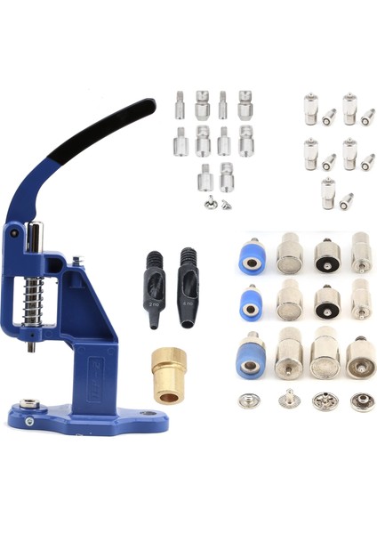 Çıtçıt Rivet Kuşgözü Pres Makinesi Kalıplı Tam Set
