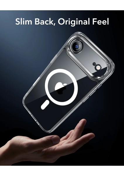 Apple iPhone 17 Air Kamera Kontrol Koruma Butonlu Classic Hybrid Magsafe Kapak + Cam Hediyeli Set fiyatları