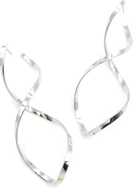 Dalgalı Küpe - Gümüş fiyatları