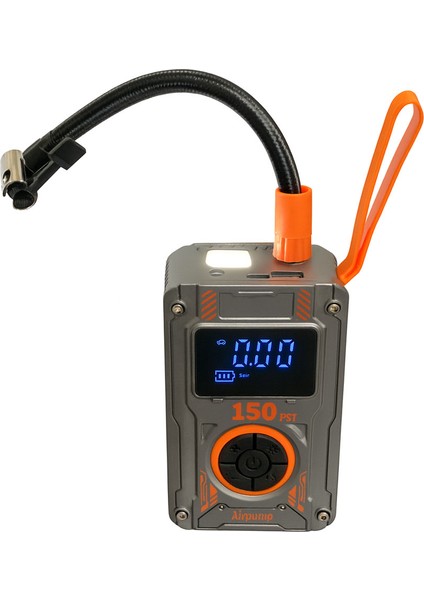 MC6619 | Taşınabilir Dijital Hava Kompresörü | 150 PSI | Şarjlı | LED Işıklı | Lastik Şişirme Pompası | USB Çıkışlı | Araç & Bisiklet & Top Uyumlu fiyatları