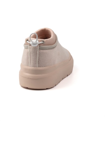 Kadın Krem Süet Içi Kürklü Bot - Kalın Tabanlı, Rahat, Kaymaz, Günlük ve Kışlık indirimleri