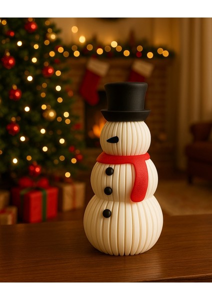 Kardanadam Biblo Dekor – Yılbaşı ve Noel Için Şık Masaüstü Süs (24 Cm)