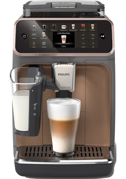 Tam Otomatik 5500 Serisi Espresso Makinesi, 20 Sıcak ve Soğuk Mükemmel Içecek Espresso, Sütlü Latte, Cappuccino vb +1kg kahve