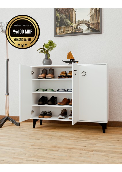 DF08102B Mdf Ayakkabılık Antre Hol Çok Amaçlı Dolap Ayakkabı Dolabı fiyatları