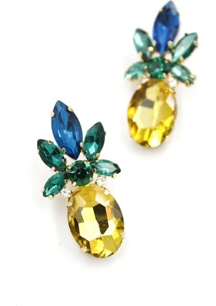 Ananas Küpe - Altın