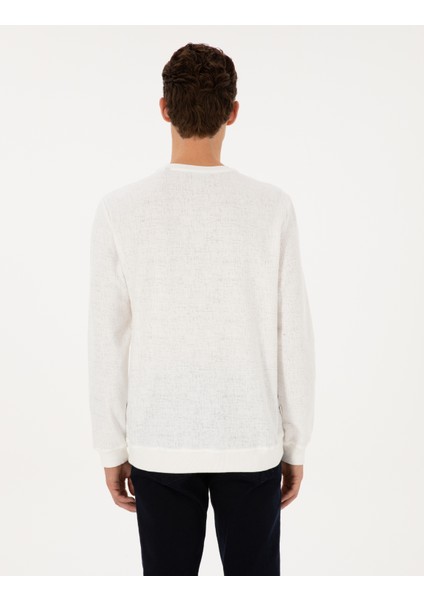 Erkek Ekru Regular Fit Sweatshirt 50313944-VR019 indirimleri