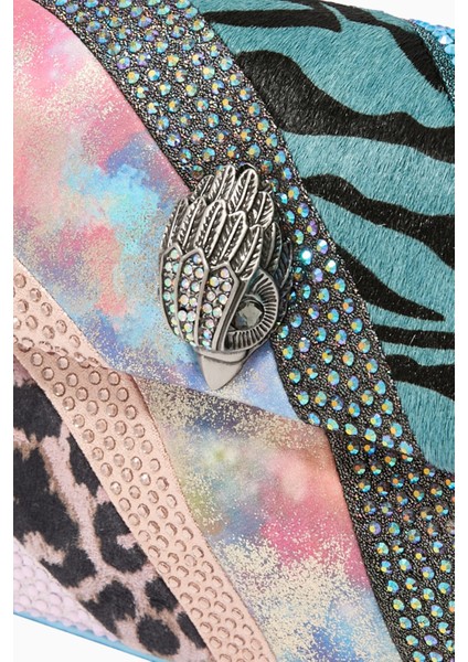 Mini Kensington Bag, Deri ve Kumaş Detaylı Zarif Mini Çanta modelleri