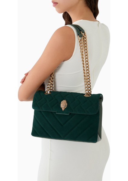 Kensington Deri Omuz Çantası, Şık, Ayarlanabilir Askılı ve Geniş Iç Hacimli fiyatları