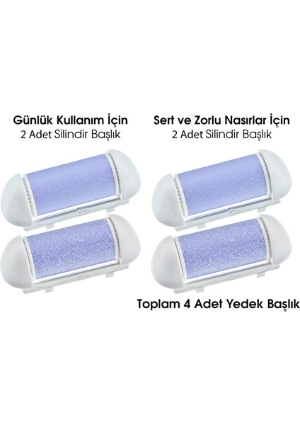 PCR 1305 Ayak Törpüsü 4 Adet Mor Yedek Başlık