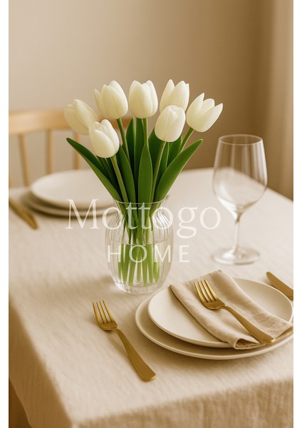 5’li Yapay Islak Lale Buketi – Gerçeğe Yakın Dekoratif Çiçek fiyatları