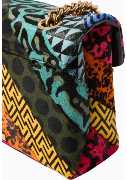 Kensington Leather Bag, Çok Renkli Deri Çanta ve Zincir Askı fırsatları