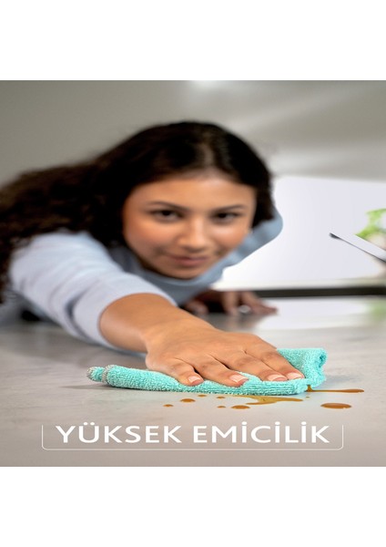 2 Paket 3'lü Pro Clean Enzim Teknolojili Mikrofiber Temizlik Bezi modelleri