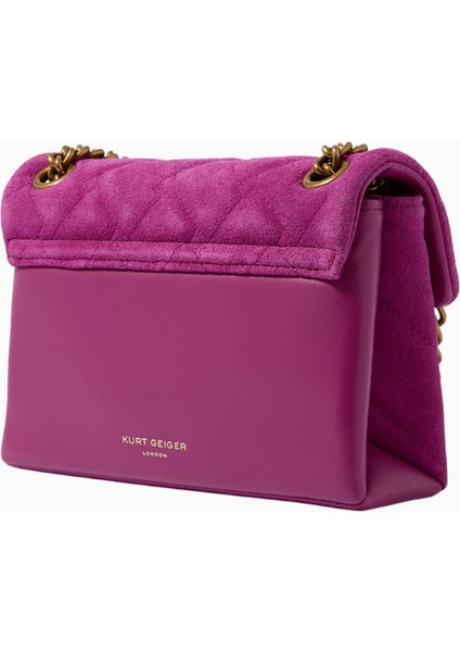 Mini Kensington Omuz Çantası, Süet, Zincir Askılı, Zarif ve Kompakt fırsatları