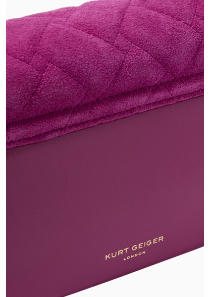 Mini Kensington Omuz Çantası, Süet, Zincir Askılı, Zarif ve Kompakt indirimleri