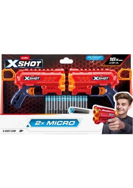 Excel Micro 2.0 (2’li Paket), Kompakt Dart Tabancası