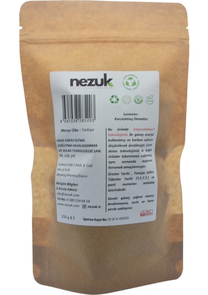 Kurutulmuş Doğal Domates 250G fiyatları