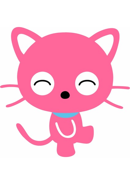 Kedi Sticker Pembe Kedi Sticker Araba Motosiklet Kask Etiket 02503