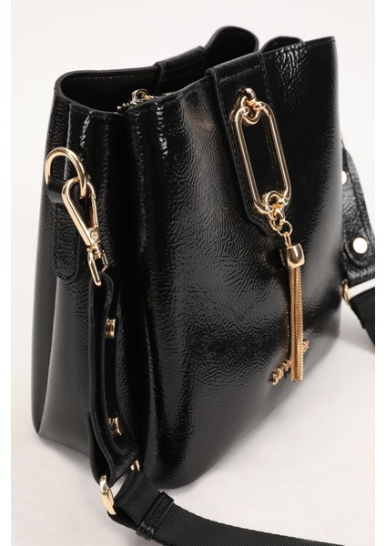 Levidor Siyah Kırışık Rugan Kadın Omuz Çantası 930126 fırsatları