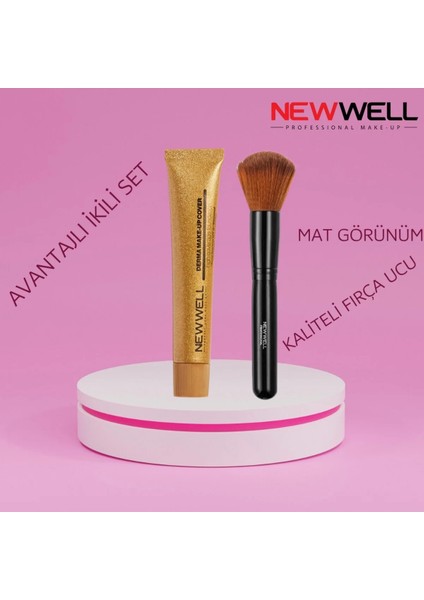 Newwell Derma Yogun Kapatıcı 01 - Allık Fırçası Avantajlı Set