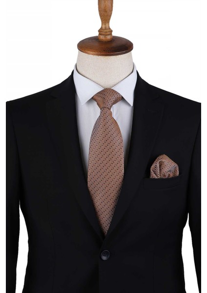 Klasik Kravat Sarı Küçük Desen Mikrofiber 8 cm Genişlik 155 cm Uzunluk modelleri