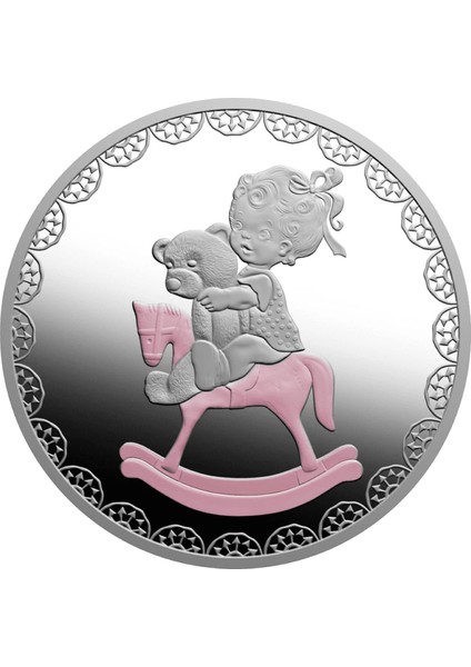 Rimagold Rimagold Kız Çocuk Madalya Gümüş Sikke Coin