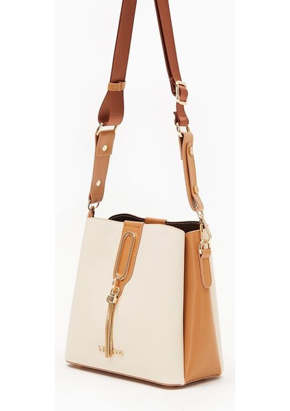 Bej-Camel Kadın Omuz Çantası 930126 fiyatları